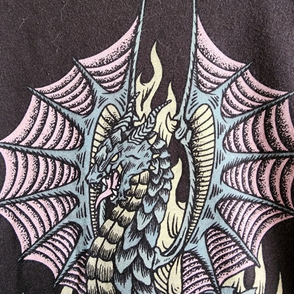 Volcom Black Dragon Boys Short Sleeve Tee Size XL - Picture 4 of 6